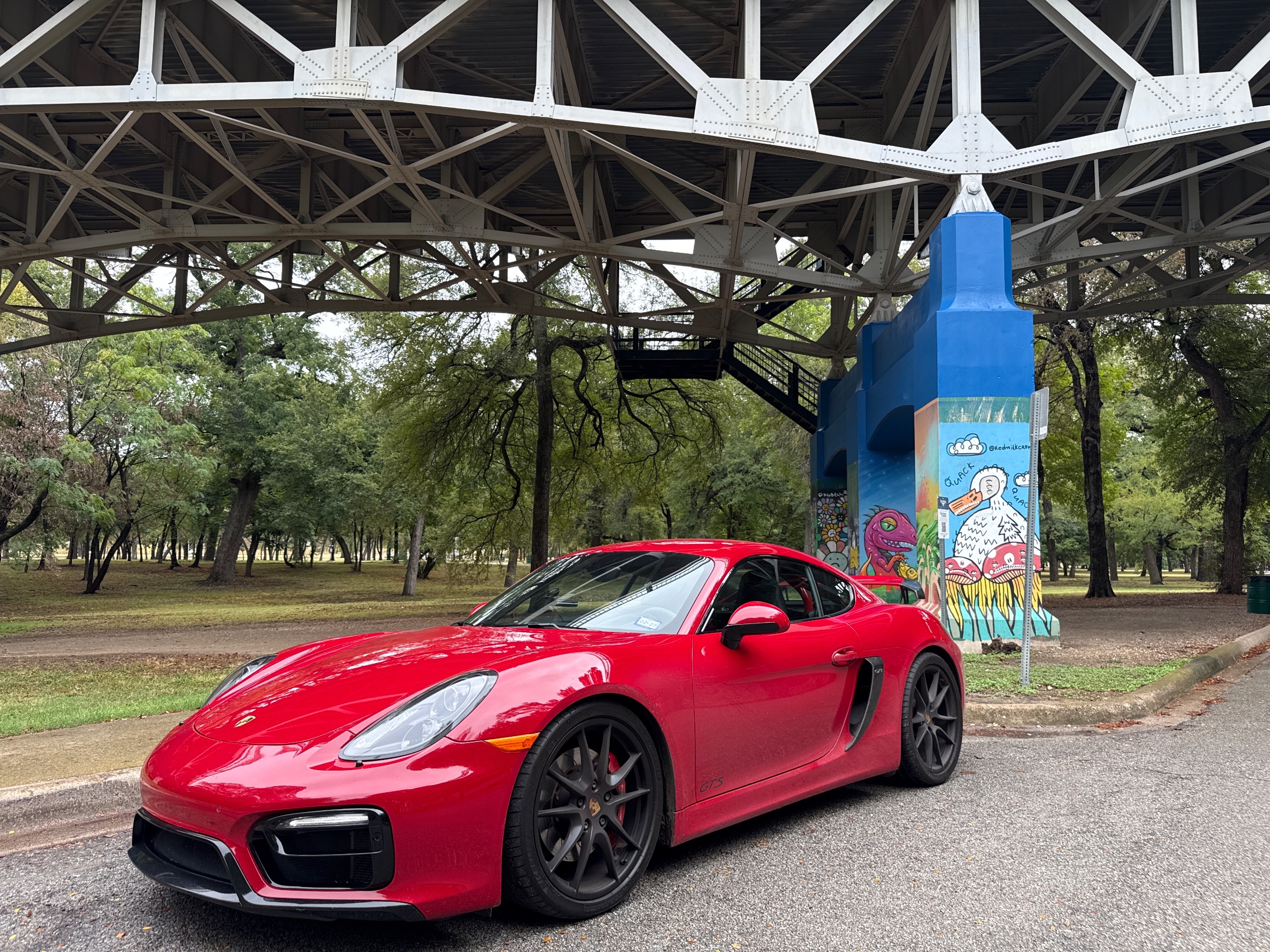 Car at Trinity Bridge Park